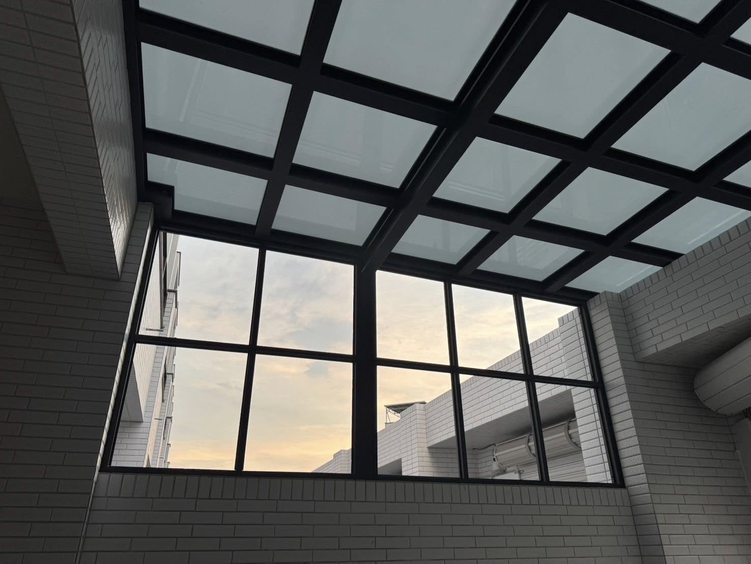 台南節能玻璃採光罩