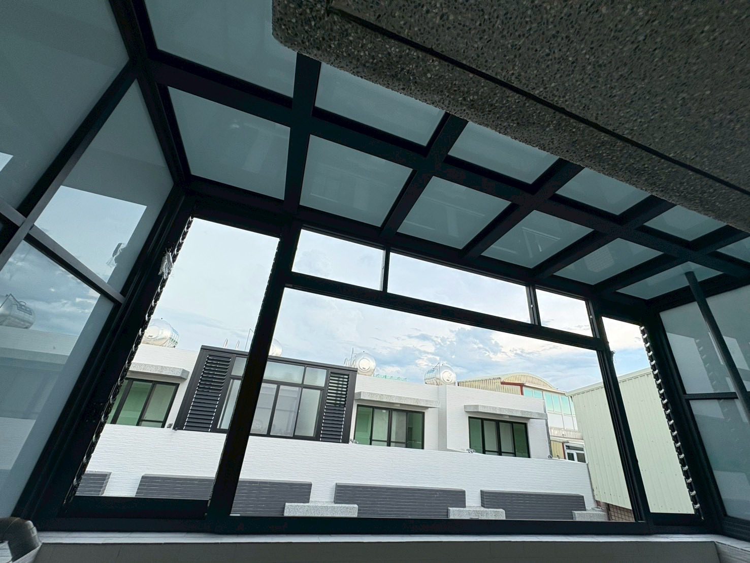 台南節能玻璃採光罩