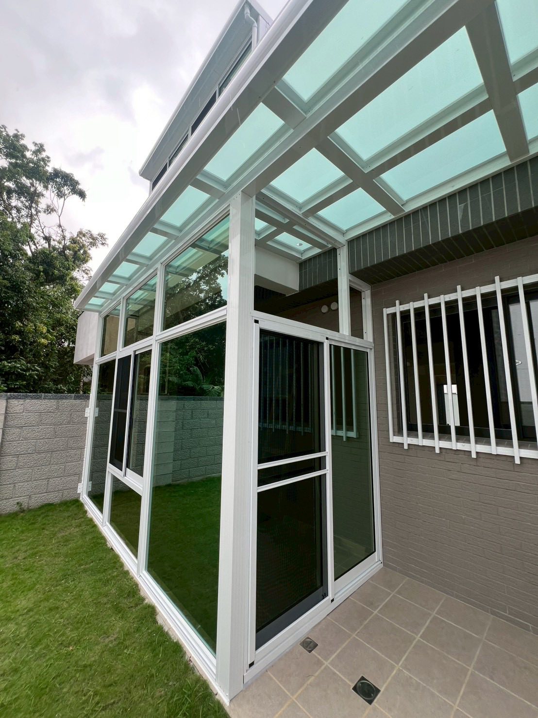 台南採光罩工程+節能玻璃