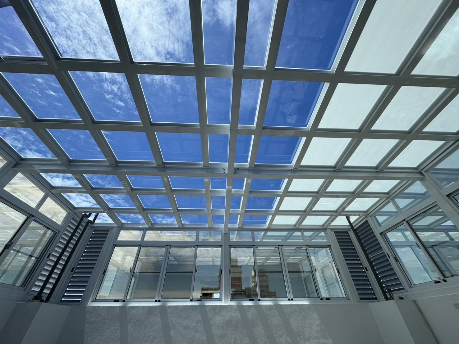 台南採光罩工程+隔熱玻璃