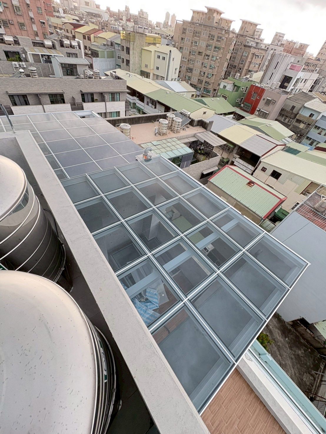 台南採光罩工程+隔熱玻璃